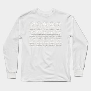 F Scott Fitzgerald :The Great Gatsby Long Sleeve T-Shirt